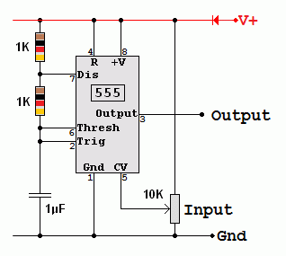 555 PWM using COntrol Voltage