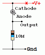 BPW41N Photodiode Circuit