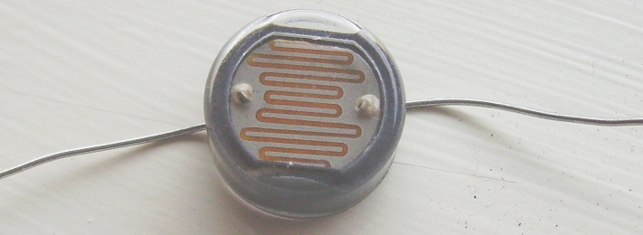 Light Dependent Resistor Close Up View