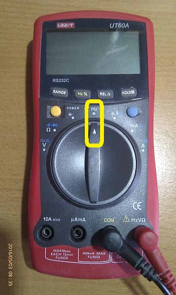 Multimeter for Frequency Measurement