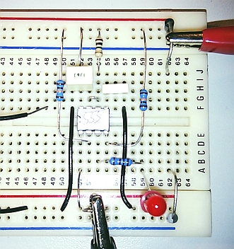 555 Monostable Layout Photo