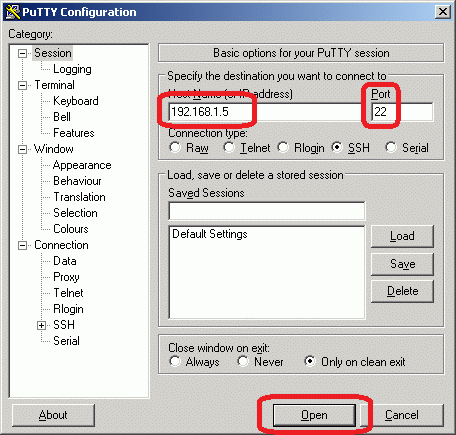 Use PuTTY to Connect