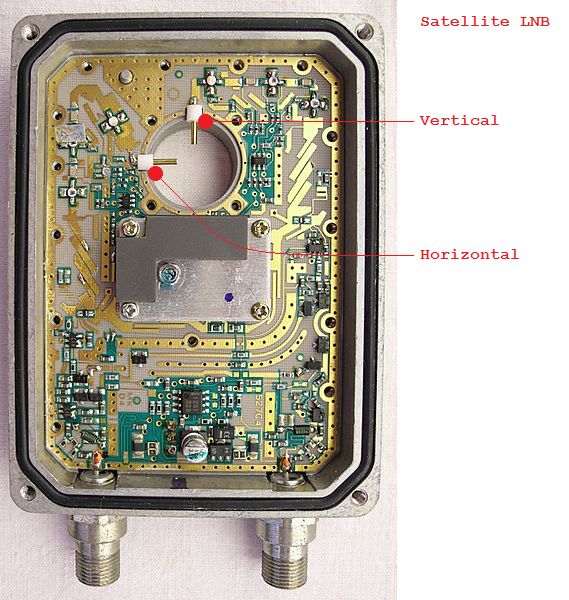 Satellite Dual Antenna Low Noise Block