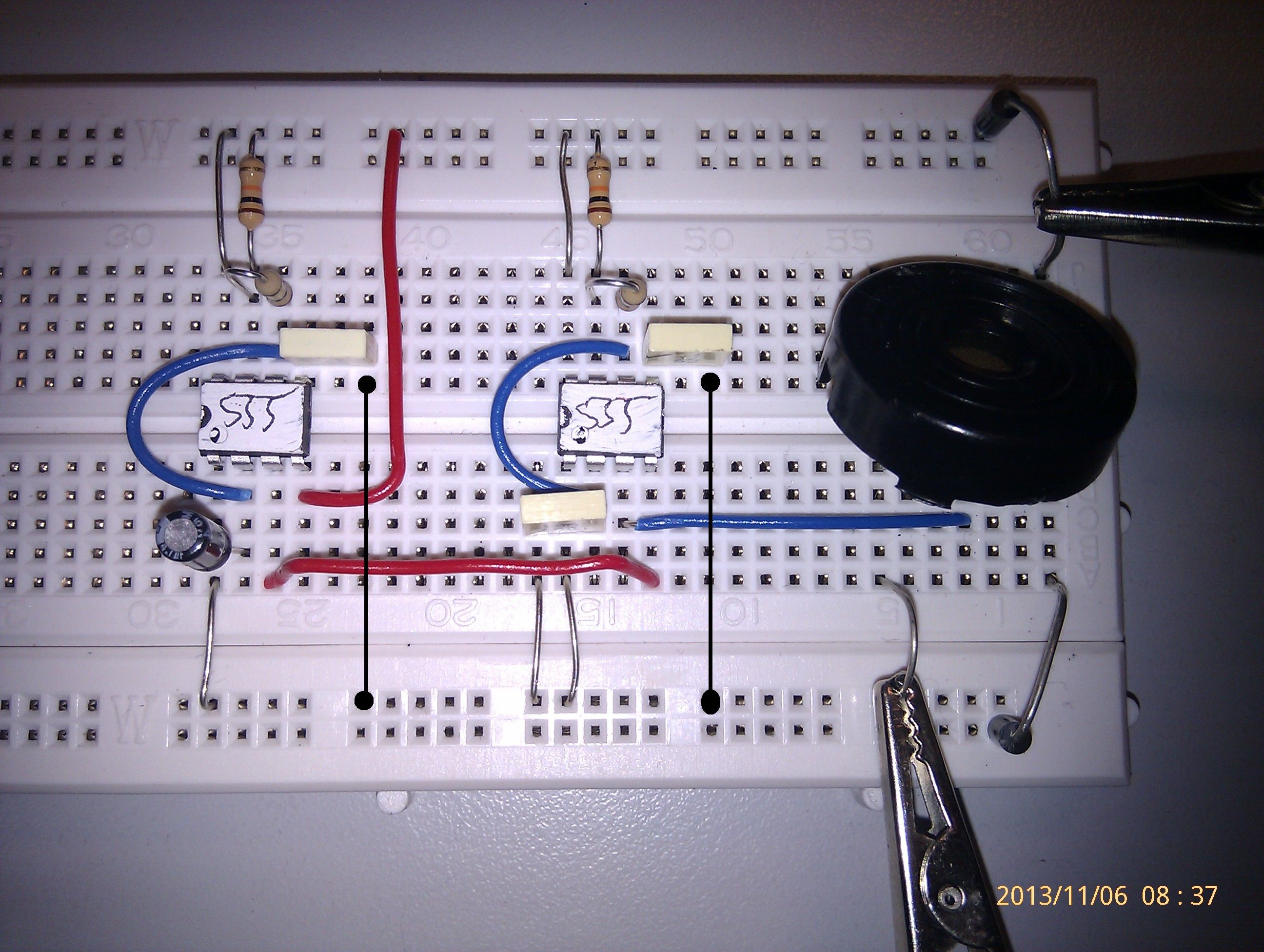 555 Beep Beep Alarm Layout Photo