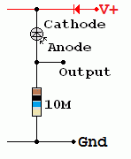 Photo Diode BPW41N Circuit