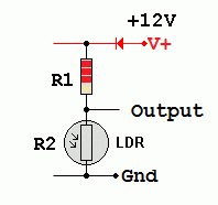 LDR Voltage Divider