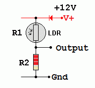 LDR Voltage Divider