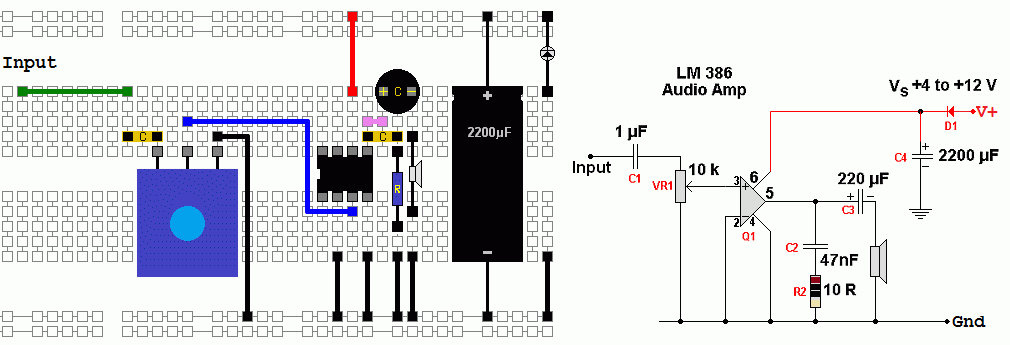LM386 and Layout