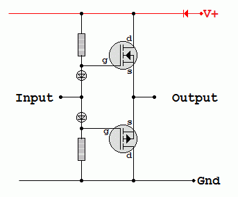MOSFET Push Pull Amp with Bias