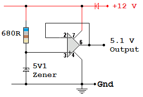 Op-Amp Voltage Regulator