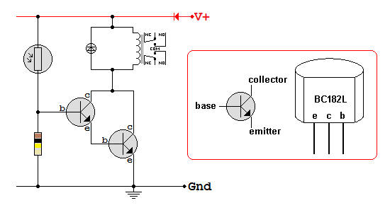 Light Operated Relay Switch